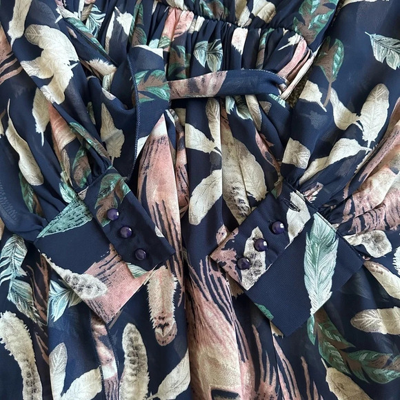 Miss Avenue floral maxi dress. Size small. - Picture 9 of 9